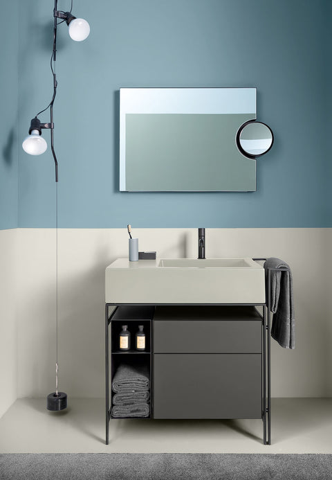I NARCISI STRUTTURA MINI PER LAVABO NERO MATT