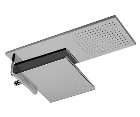 MILANO SOFFIONE DOPPIO CROMO