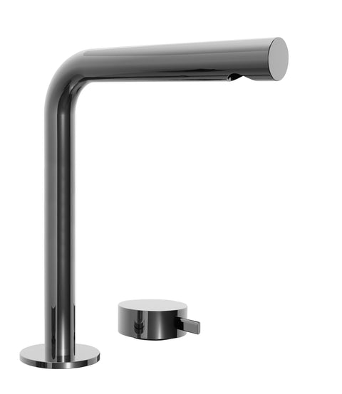 Af 21 Fukasawa Miscelatore Lavabo Alto Bocca Prolungata 2 Fori Matt Gun Metal Pvd