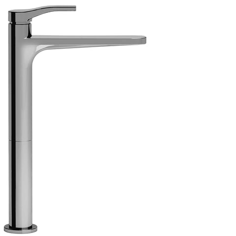 AL/23 LISSONI MISCELATORE LAVABO ALTO MONOFORO NERO OPACO