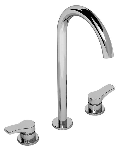 AL/23 LISSONI GRUPPO LAVABO ALTO 3 FORI NERO OPACO
