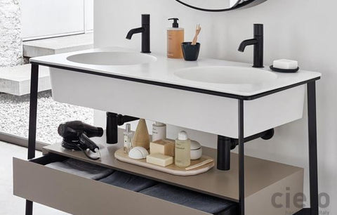 I CATINI LAVABO PER CATINO DOPPIO CON 2 FORI/6 FORI AVENA