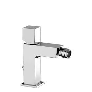 MISCELATORE BIDET T/C CON LEVA CUBO SENZA PERNO ELLE CROMO