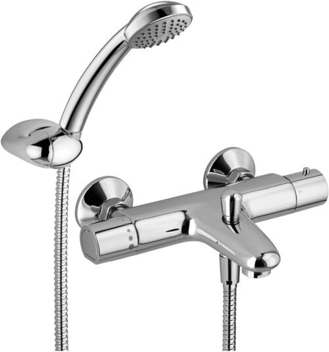 Mix Vasca Termostatico Con Set Doccia E Supporto Snodato Equo Star New