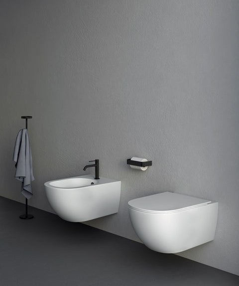 Bidet Sospeso Monoforo Pin Bianco Matt