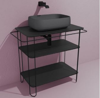 Filo 75 Str acciaio Inox Nero Mat