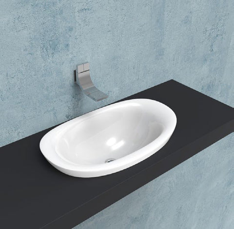 Lavabo 75 Incasso Io Bianco 1sc