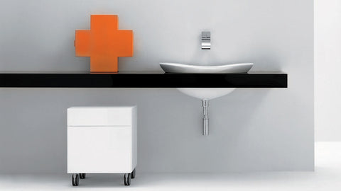 Mensola Lavabo 60 Cm 80 250 Nero