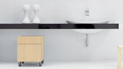 Mensola Lavabo 75 Cm 100 250 Grigio