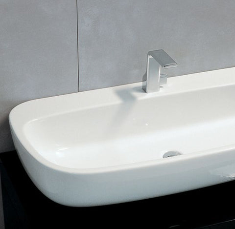 Mono lavabo 100 App sosp bianco 1s