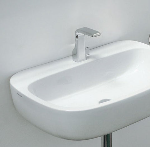 Mono lavabo 74 App sosp bianco 1sc