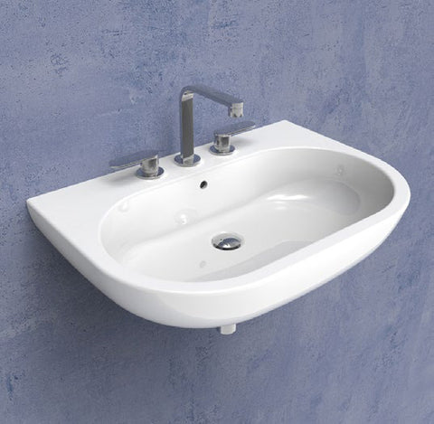 Pass Lavabo 72 App sosp bianco 1sc
