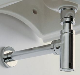 Sifone Per Lavabo Nero Opaco