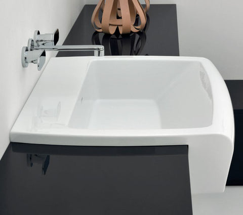 Lavabo Una 90 S incasso Bianco 1sc