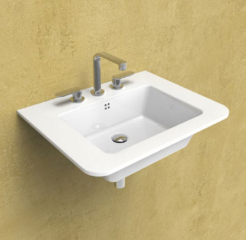 Lavabo Volo 66 App sosp bianco 1sc
