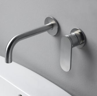X1 Monocomando Lavabo Incasso Accia
