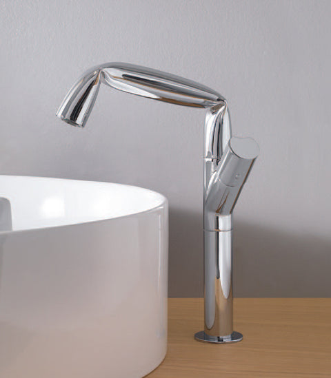 Fold Monoforo Lavabo Alto Cromo