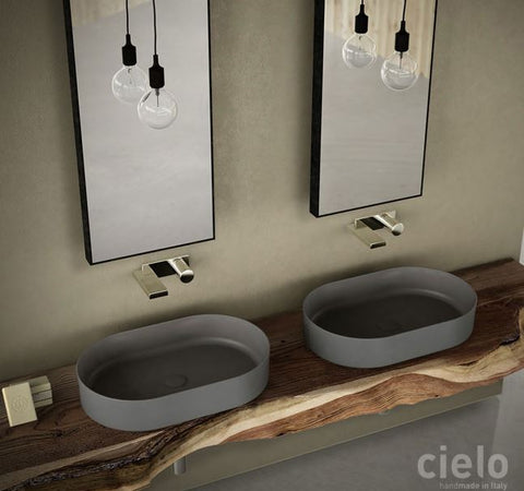 SHUI COMFORT LAVABO OVALE 60 X 38 NERO