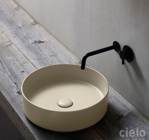 SHUI COMFORT LAVABO TONDO 40 BASALTO