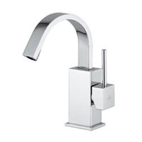 MISCELATORE BIDET GIREVOLE SCARICO AUTOMATICO 1'1/4 CON PIATTA LEVA ASTA LEVEL CROMO