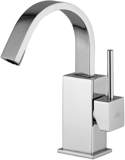 MISCELATORE BIDET GIREVOLE T/C CON PIATTA LEVA ASTA LEVEL STEEL LOOKING