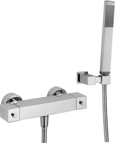 Mix Termostatico Doccia Esterno Nuovo Speciale Con Duplex Level Marchiato