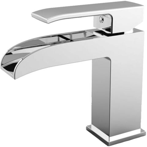 MISCELATORE LAVABO SENZA A 1 1/4 CASCATA LEVA STANDARD LEVEL STEEL LOOKING