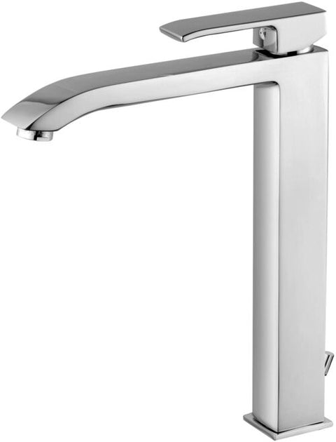MISCELATORE LAVABO T/C PROLUNGATO LEVA STANDARD LEVEL STEEL LOOKING