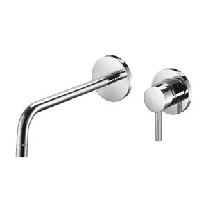 Mix Incasso Lavabo Con Bocca 175 Mm Piastra 70x70 Light