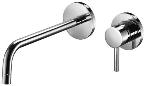 Mix Incasso Lavabo Con Bocca 245 Mm Piastra 70x70 Light