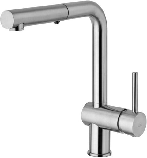 Mix Lavello Estraibile corpo Ringo Doccia 2 Gt Metallo con Leva Stick Light