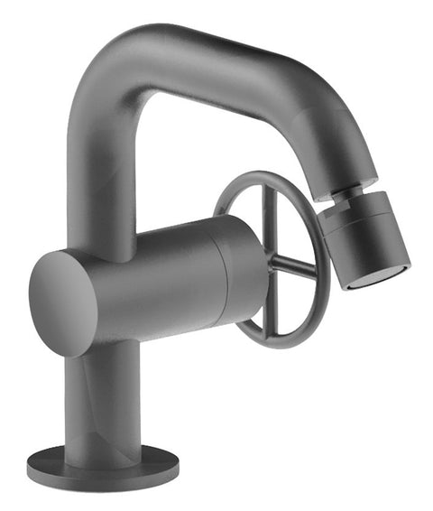 FONTANE BIANCHE MIX BIDET MATT GUN METAL PVD SENZA SCARICO 
