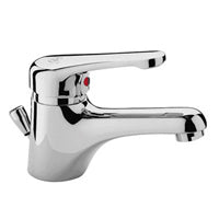 MISCELATORE LAVABO SCARICO AUTOMATICO 1" NETTUNO CROMO