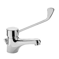 MISCELATORE LAVABO SCARICO AUTOMATICO 1'1/4 LEVA CLINICA NETTUNO CROMO