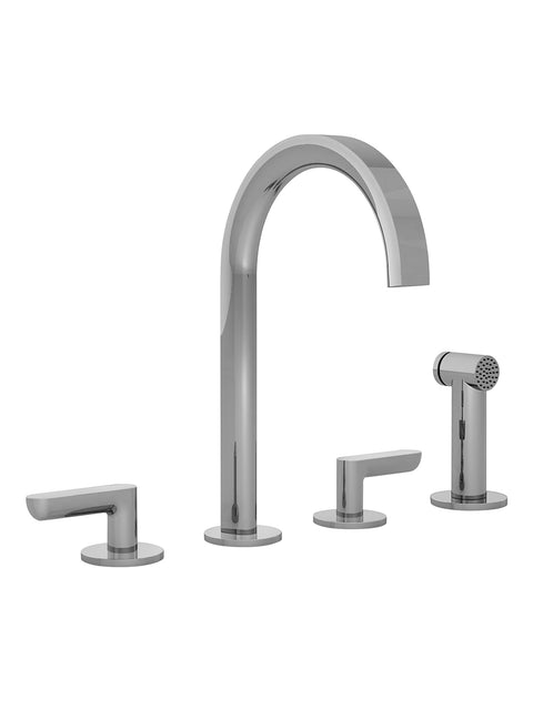 ICONA DECO GRUPPO LAVELLO CUCINA MATT GUN METAL PVD