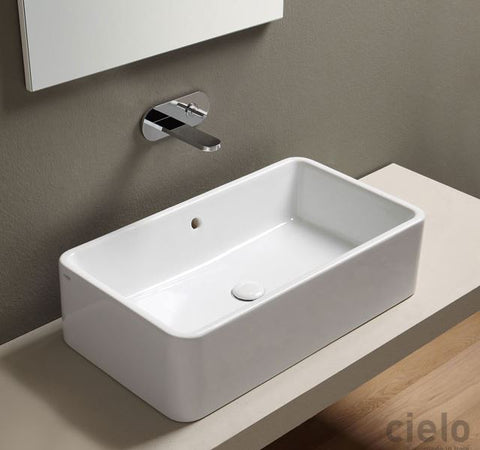 SHUI COMFORT LAVABO DA APPOGGIO RETTANGOLARE 60 BASALTO