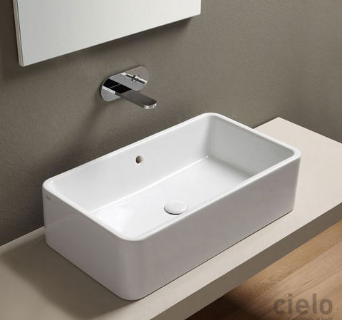 SHUI COMFORT LAVABO DA APPOGGIO RETTANGOLARE 75 LINO