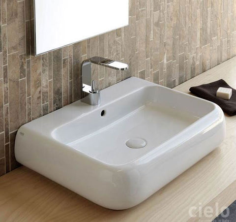 SHUI LAVABO  80 SOSPESO O DA APPOGGIO BIANCO