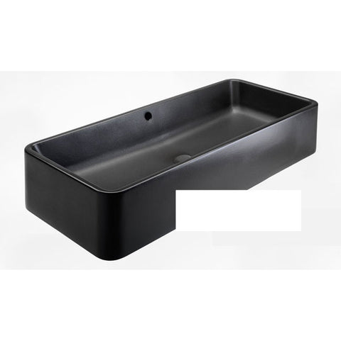 SHUI COMFORT LAVABO DA APPOGGIO RETTANGOLARE 100 BIANCO LUCIDO