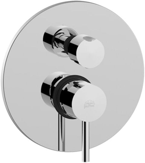 MISCELATORE INCASSO CON DEVIATORE CON 2 USCITE STICK STEEL LOOKING