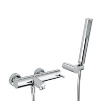 Mix Vasca Con Set Doccia E Supporto Snodato Stick