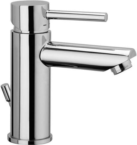 MISCELATORE LAVABO T/C CON PROL. MM.125 (T.NUOVO ALTO) CON FX 3/8 CM.60 STICK STEEL LOOKING