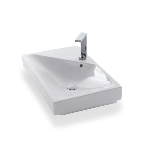 SMILE LAVABO BLINK  SINISTRO BIANCO