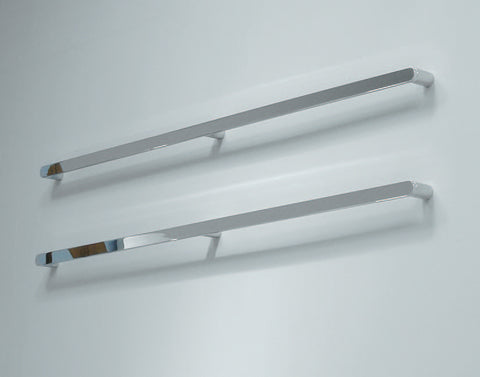 two Portasciugamani Cm 180 Cromo
