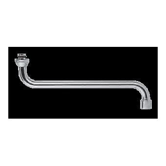 Canna Tubo S D16 Cm 20 Con Rompigetto Cromo