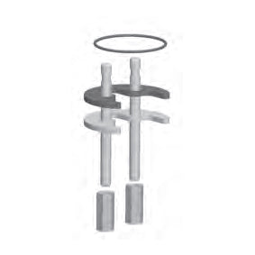 Set Fissaggio X Lav bidet Candy Rif 124