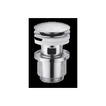 Scarico 1 1 4 Clic clac H 75 Automatico Piletta Con Troppo Pieno Cromato