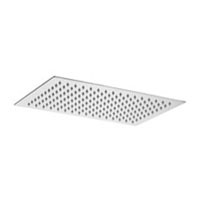 Soffione 350x250 Rettangolare Ultrapiatto Non Ispezionabile Blanc Con Snodo