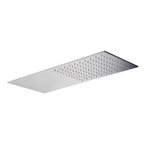 Soffione 500x220 A Parete Slim In Metallo Solo Pioggia Anticalcare