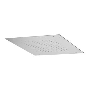 Soffione Ad Incasso Soffitto Quadro New York 430 X 430 In Metallo Solo Pioggia